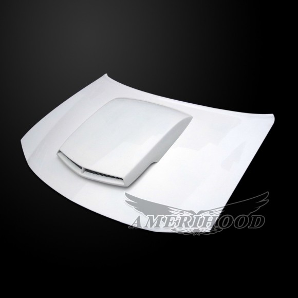 Amerihood Fiberglass TA Style Hood 06-10 Dodge Charger - Click Image to Close